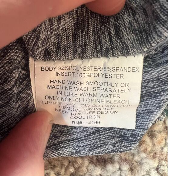 Womens CSU 1/4 Zip Pullover, Colorado State, Medium, Gray, Jacket, Lightweight - Picture 8 of 8